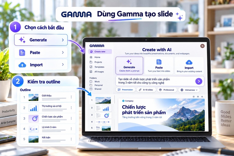 cách dùng AI tạo slide ảnh 2