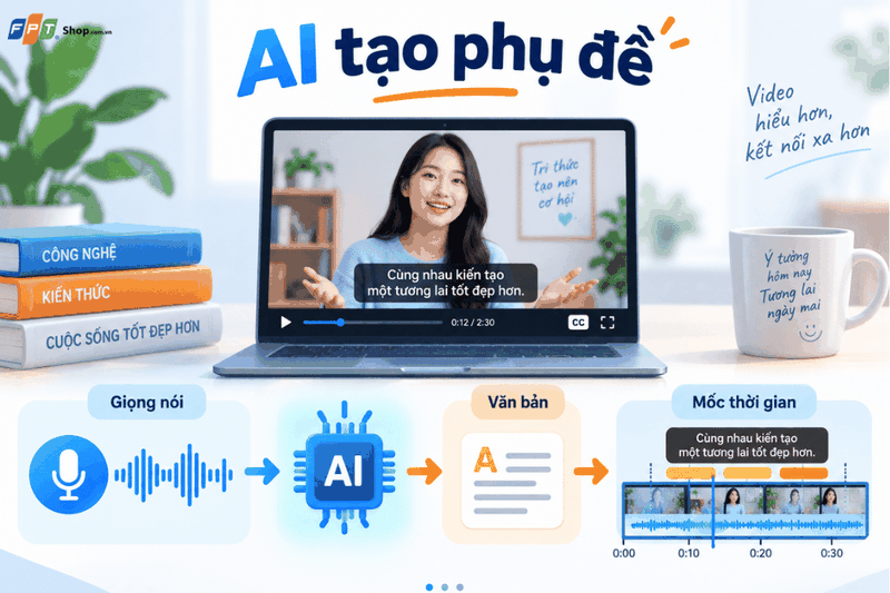 cách dùng AI tạo phụ đề 1.1