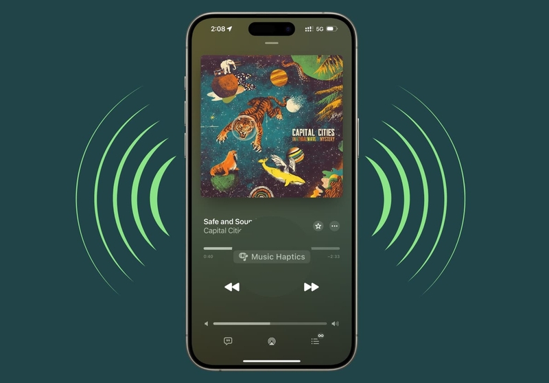 Music Haptics (Cảm ứng nhạc) trên iOS 18 ảnh 4