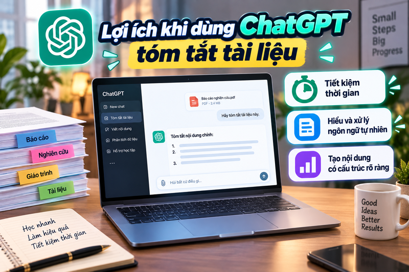 Cách dùng ChatGPT tóm tắt tài liệu - hình 1