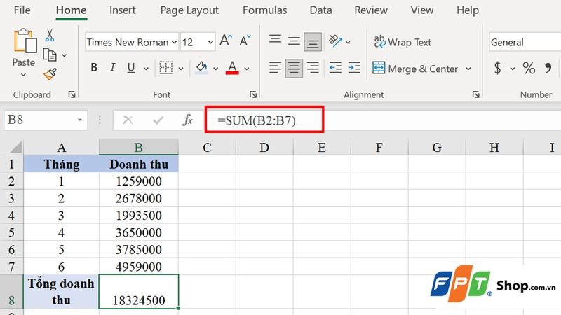 Dán công thức từ ChatGPT vào Excel