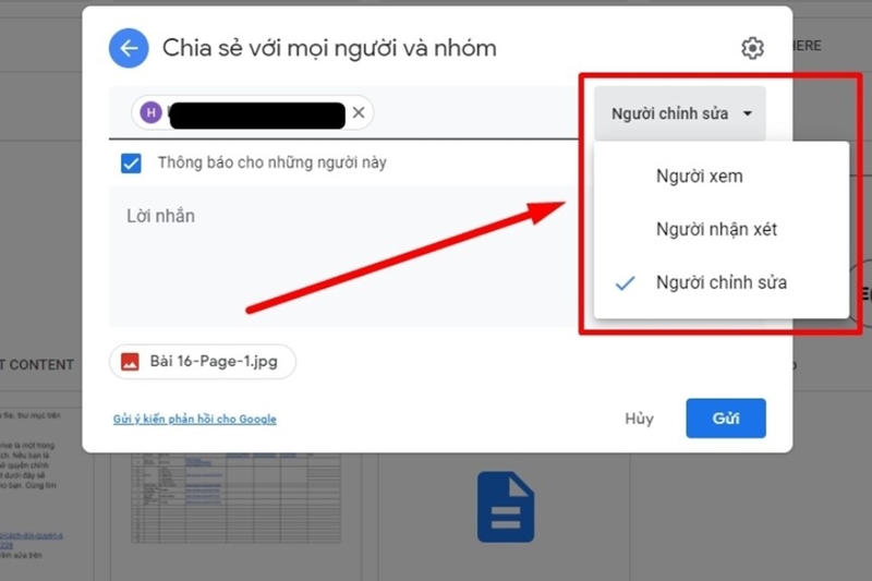 Cách dùng chung tài liệu nhóm hiệu quả 5