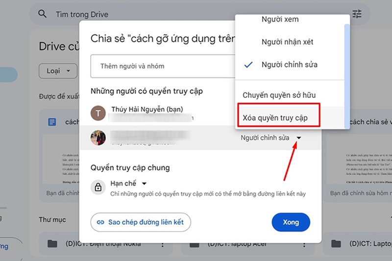 Cách dùng chung tài liệu nhóm hiệu quả 3
