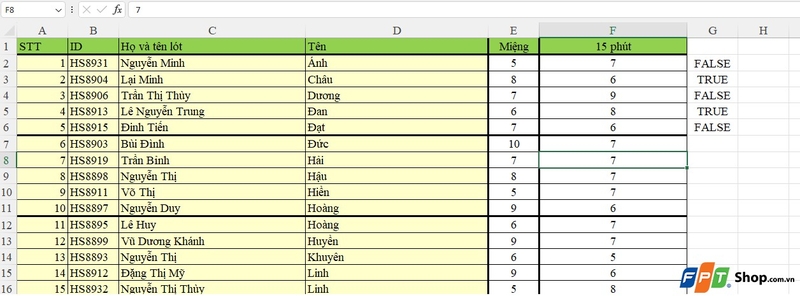 cách dùng hàm ISEVEN và ISODD trong Excel 5