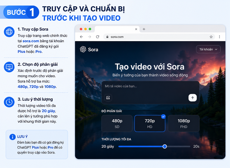 Cách dùng Sora tạo video 1