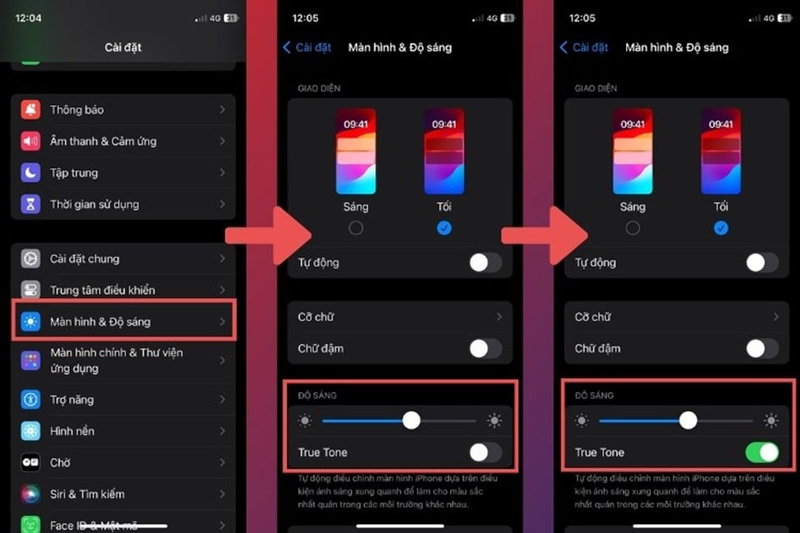 Cách fix True Tone iPhone sau khi thay màn hình - 04