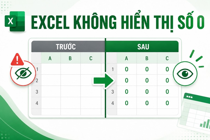 Cách fix lỗi Excel không hiển thị số 0 ảnh 10