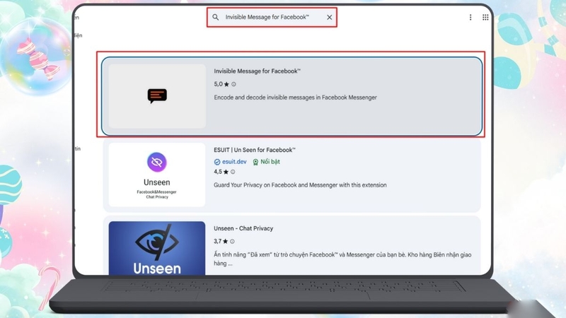 Cách gửi tin nhắn tàng hình trên Facebook (ảnh 3)