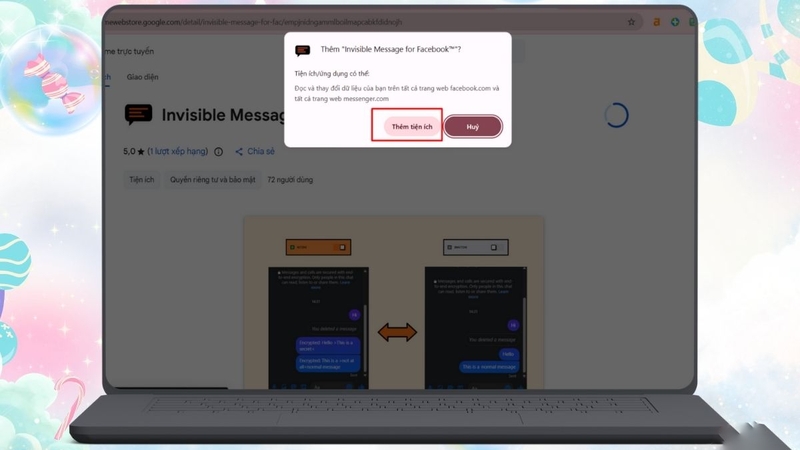 Cách gửi tin nhắn tàng hình trên Facebook (ảnh 5)