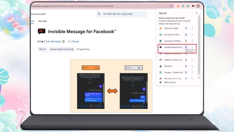 Cách gửi tin nhắn tàng hình trên Facebook (ảnh 7)