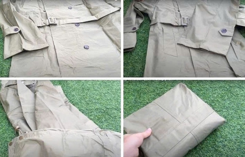 cách gấp áo mưa ảnh 2