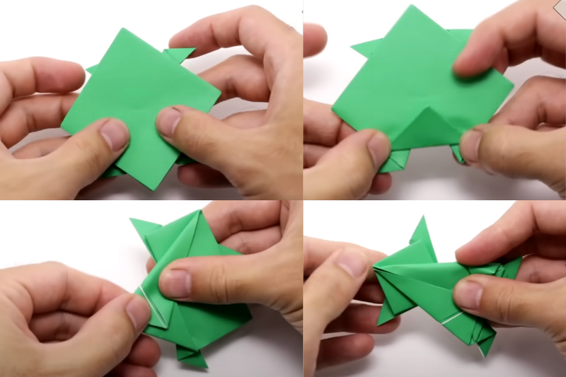 cách gấp con ếch (4)