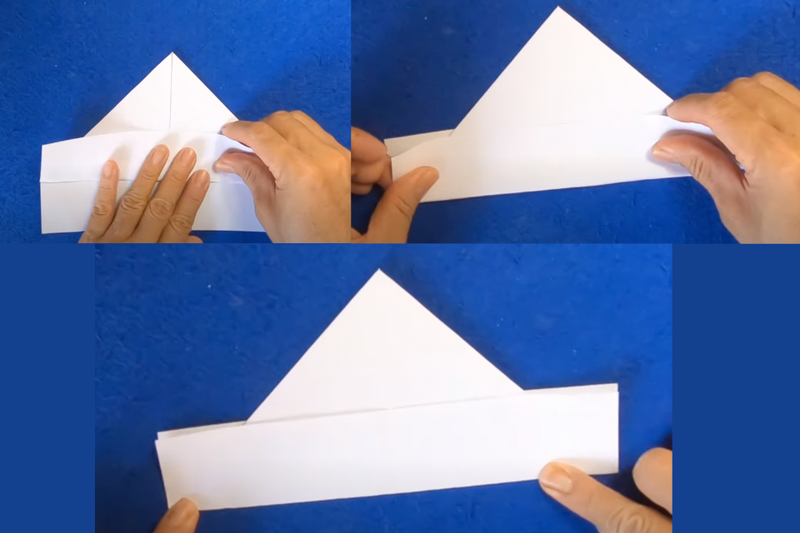 cách gấp thuyền giấy (5)