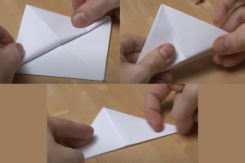cách gấp thuyền giấy (7)