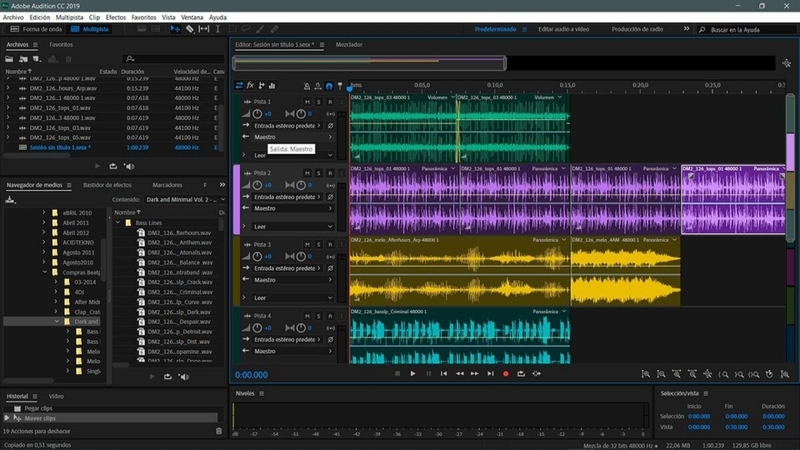 Adobe Audition được trang bị nhiều chức năng, hiệu ứng