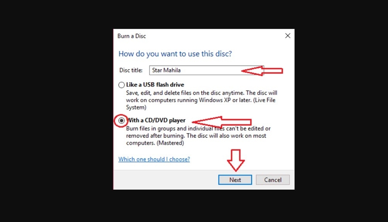 cách ghi đĩa CD DVD trên Windows 10 không cần phần mềm hình 4