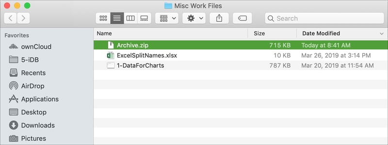cách giải nén file ZIP trên MacBook hình 3