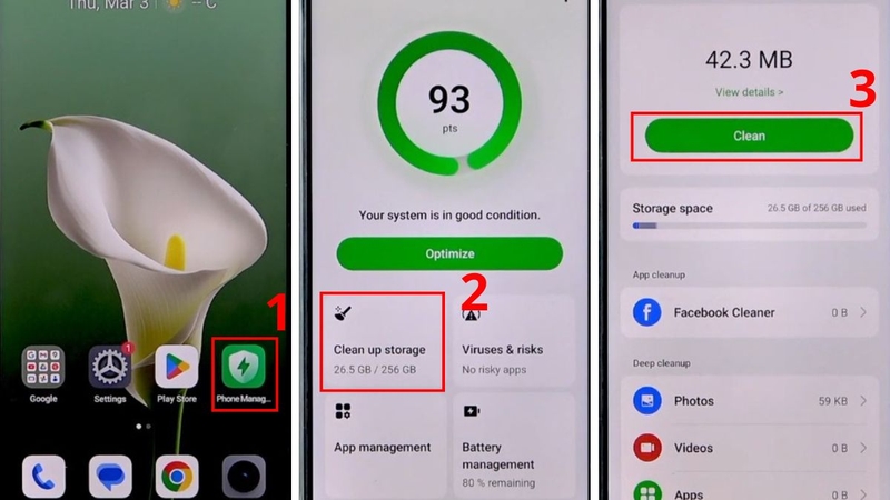 cách giải phóng dung lượng realme 2