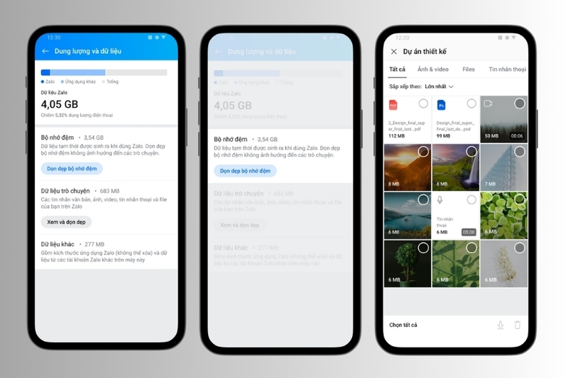 cách giải phóng dung lượng zalo trên iphone hình 3