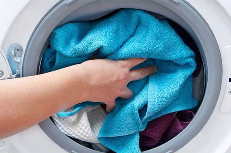 Cách giặt khăn tắm bằng máy giặt ảnh 5