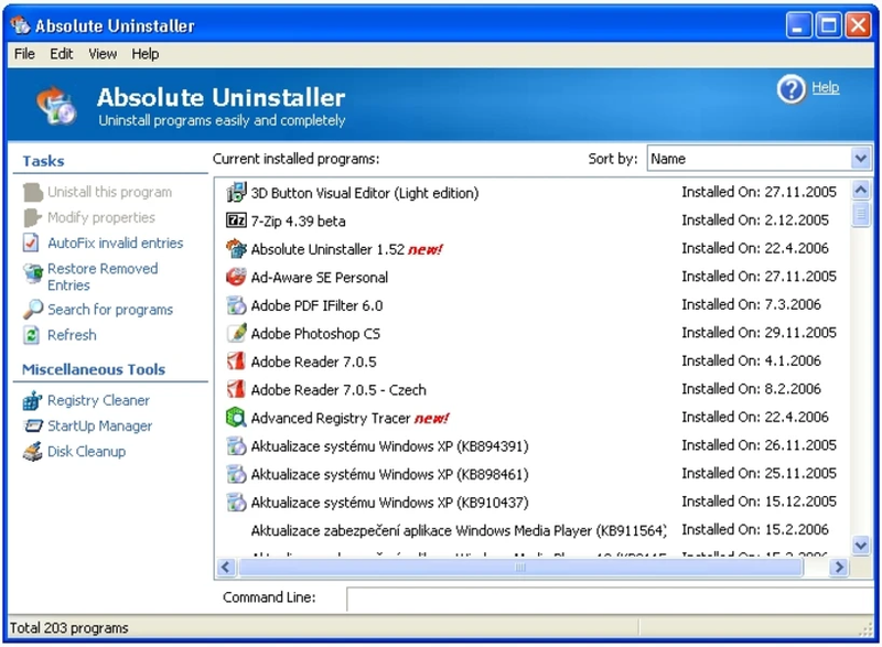 absolute uninstaller