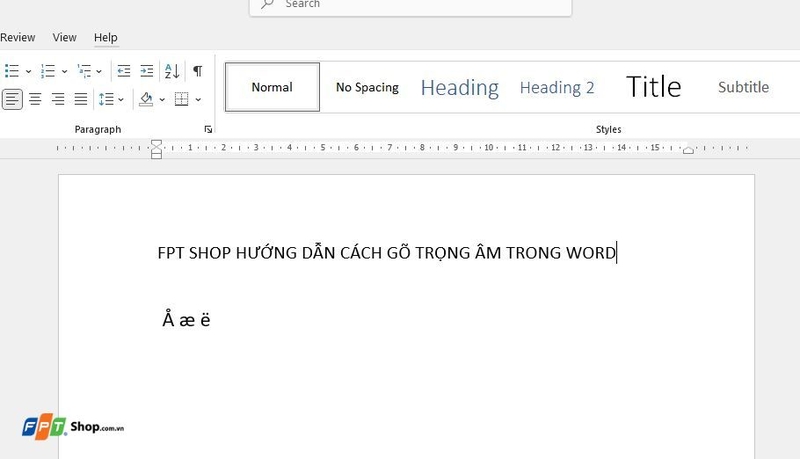 Cách gõ trọng âm trong Word (ảnh 6)