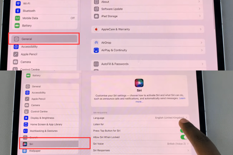Cách gọi Siri trên iPad Pro (2)