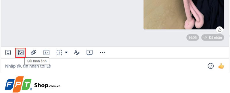 Cách gửi ảnh HD qua zalo trên máy tính
