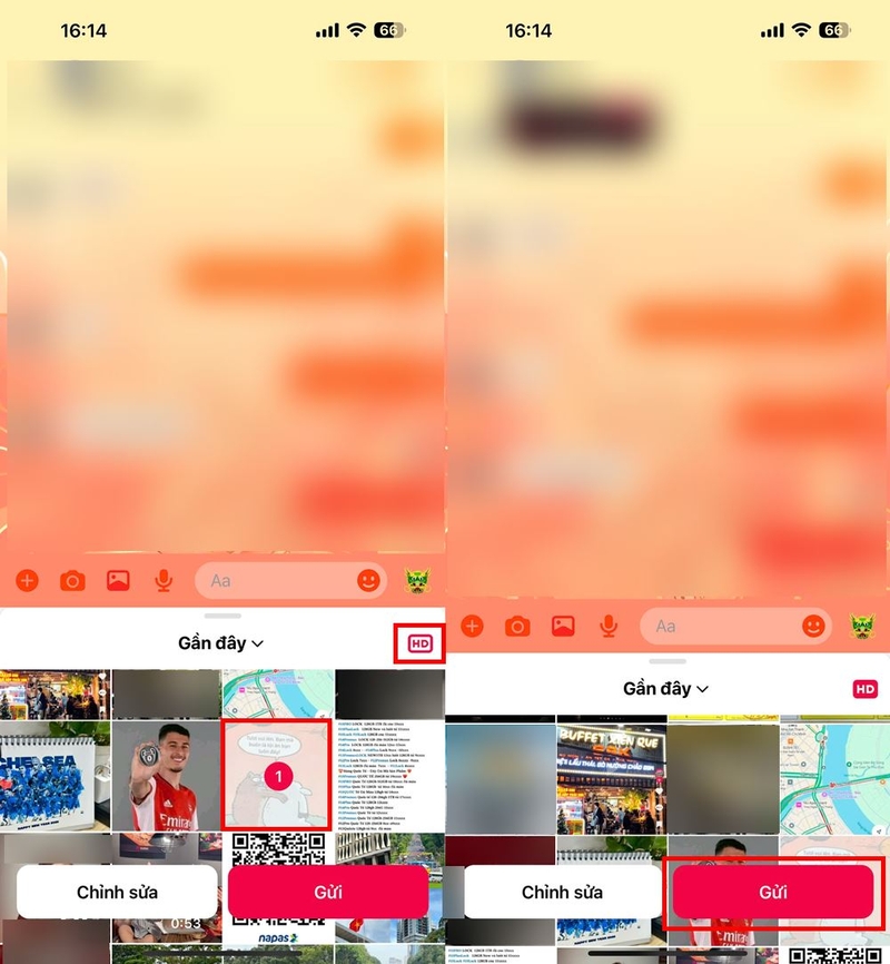 Cách gửi ảnh HD trên Messenger ảnh 2