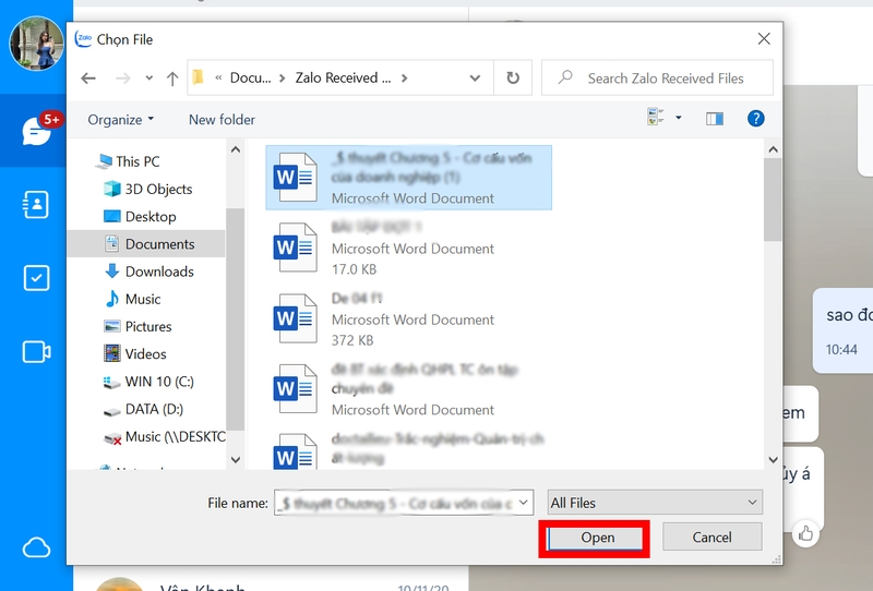 cách gửi file Word qua Zalo (hình 10)