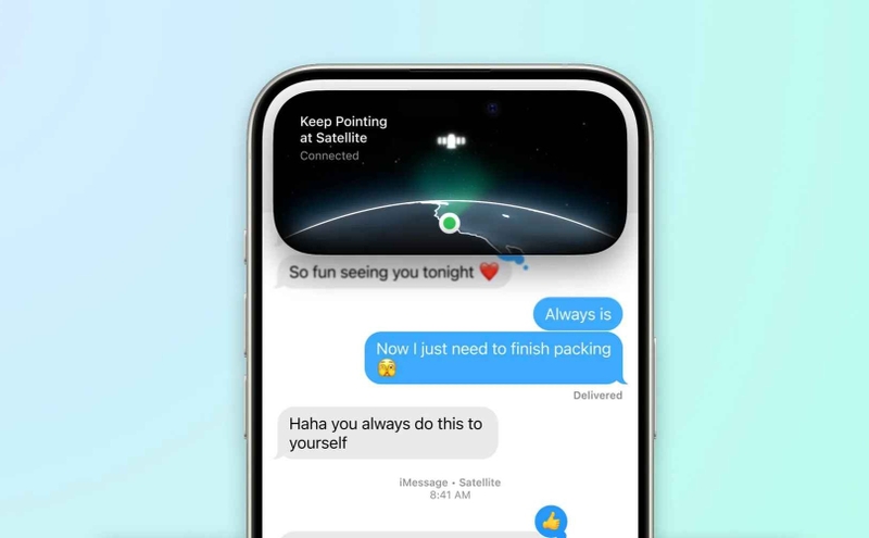 cách gửi tin nhắn qua vệ tinh trên iPhone hình 2