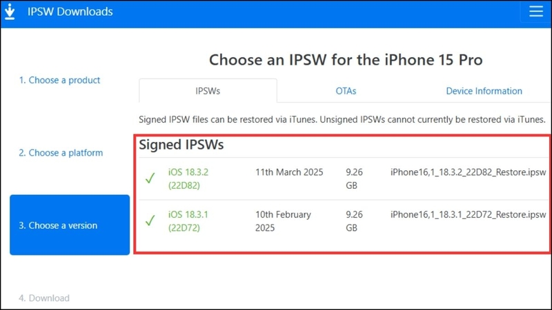 Cách hạ cấp iOS về bản cũ - hình 5