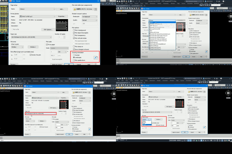 cách in AutoCAD (4)