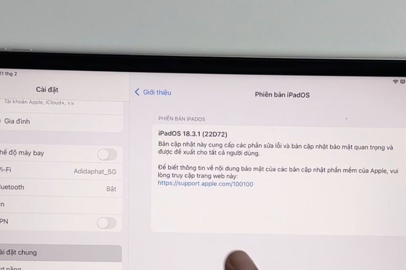 Cách kết nối bàn phím rời cho iPad Air M3 (4)