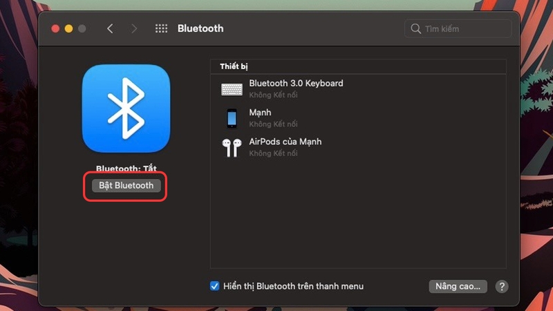 bat bluetooth tren macos