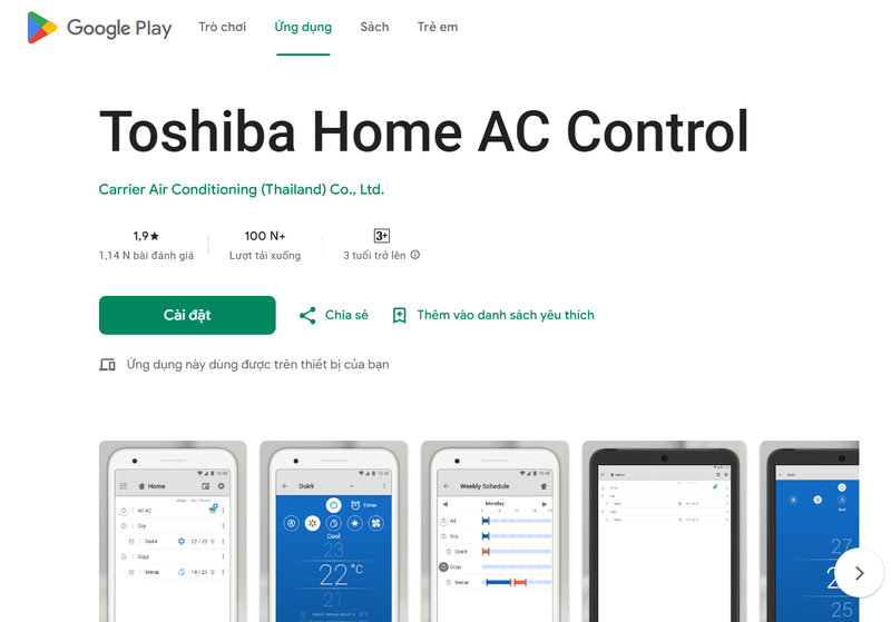 tai app toshiba home ac control