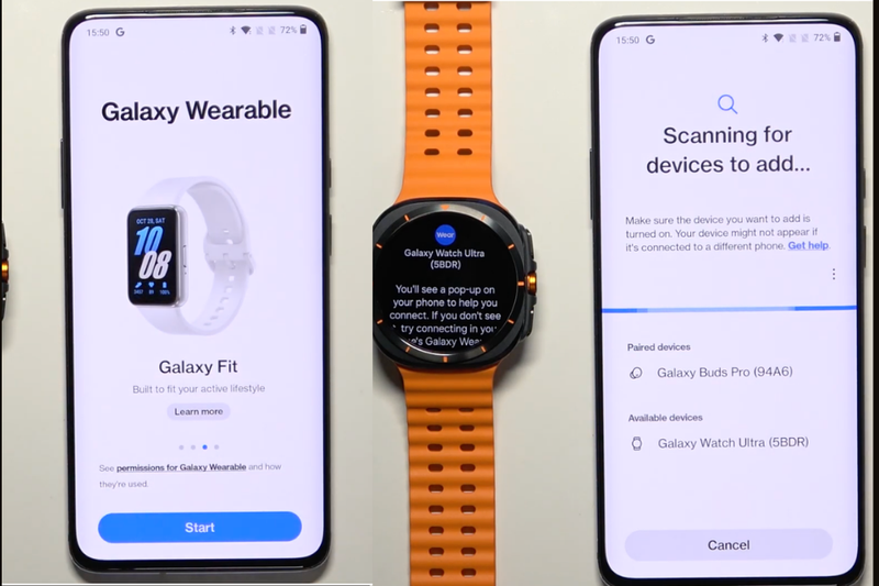 Cách kết nối Galaxy Watch Ultra với điện thoại Android (4)