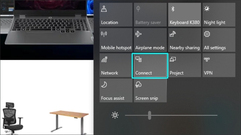 cach ket noi loa bluetooth voi laptop win 10 qua action center
