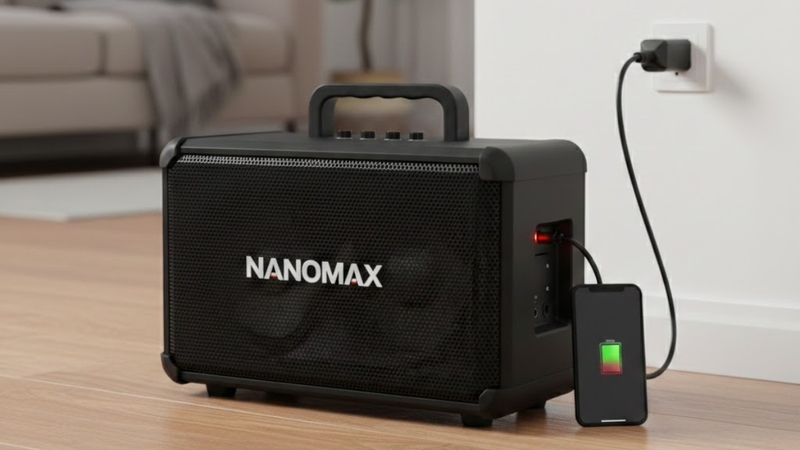 Cách kết nối loa Nanomax với điện thoại 6