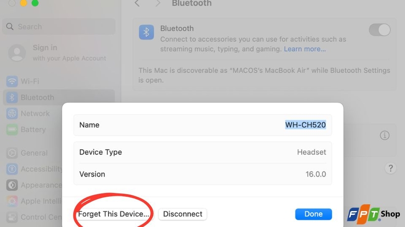 Cách kết nối tai nghe Bluetooth với MacBook 8