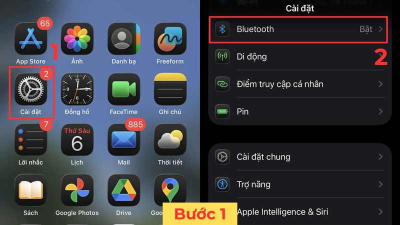 Cách kết nối tai nghe Huawei 6