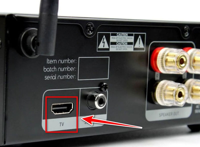 C&aacute;ch kết nối tivi với Amply - 04