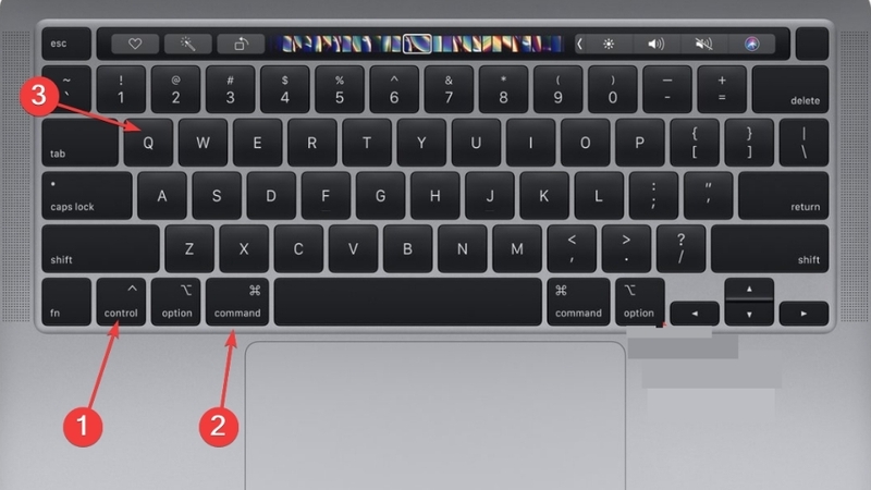 Sử dụng phím tắt khóa màn hình Macbook