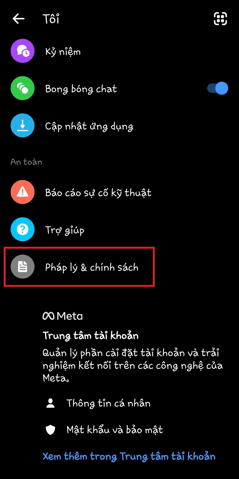 cách khóa messenger (6)
