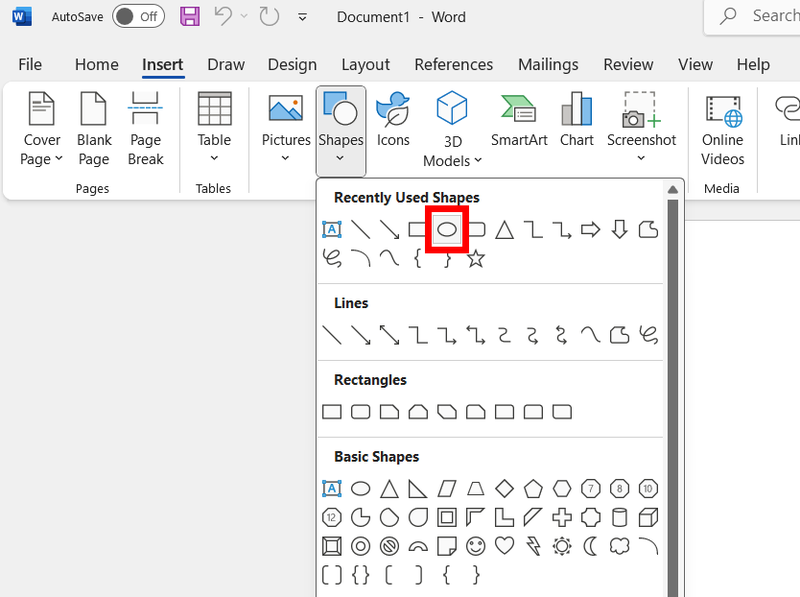 Cách khoanh tròn đáp án trong Word, Excel hình 6