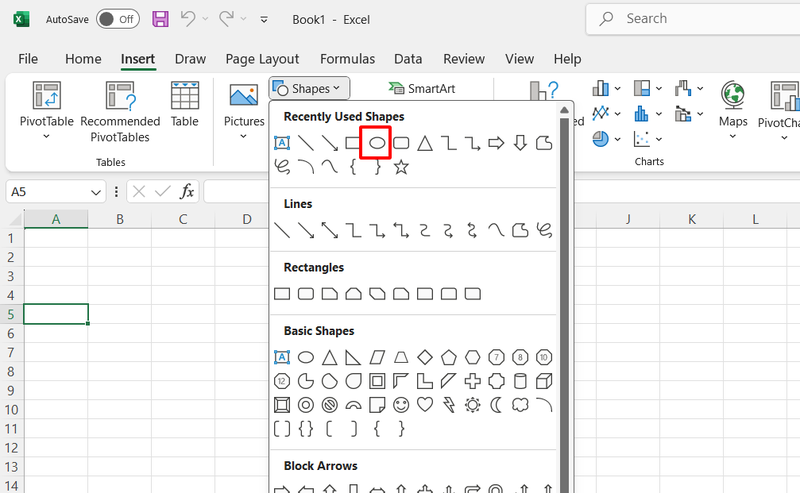 Cách khoanh tròn đáp án trong Word, Excel hình 9