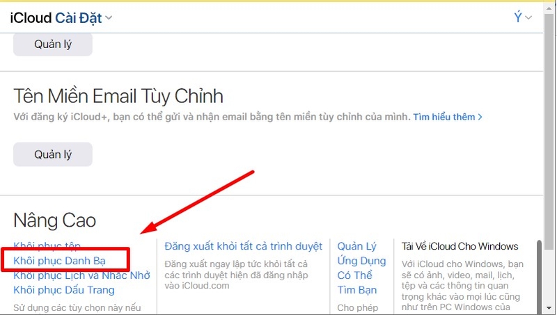 cách khôi phục danh bạ đã xóa trên điện thoại hình 17