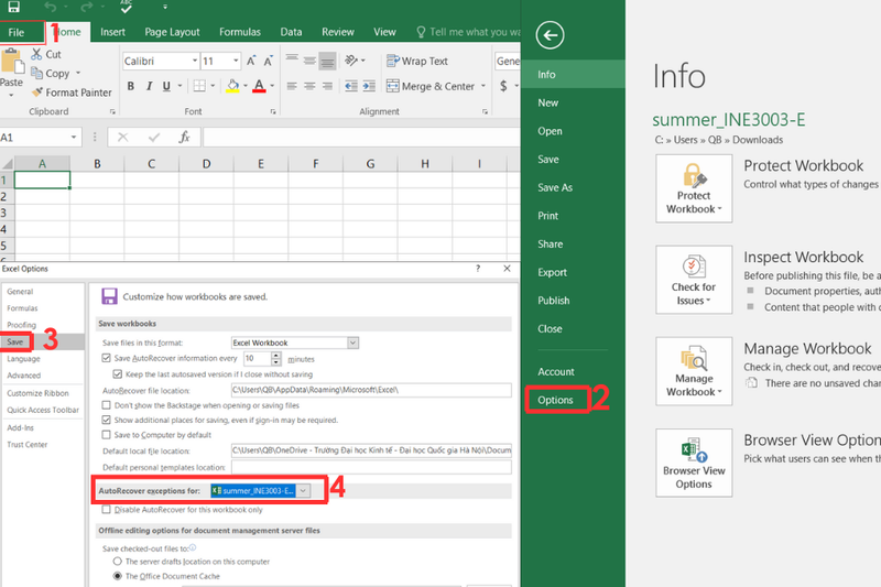 cách khôi phục tập tin excel bị lỗi (5)