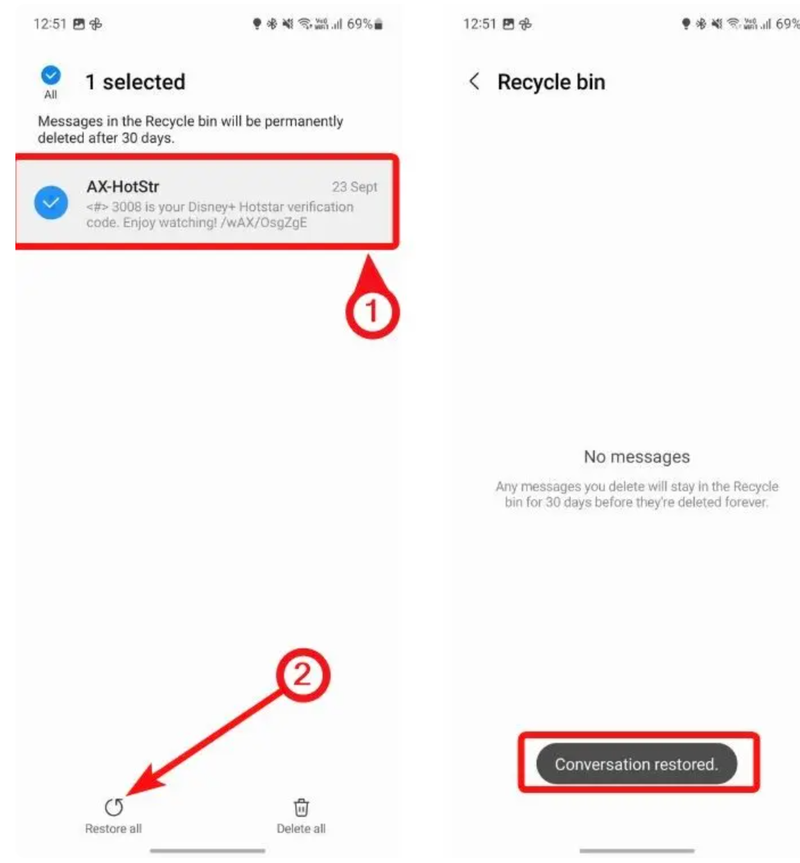 Cách khôi phục tin nhắn đã xóa trên Android - Hình 10