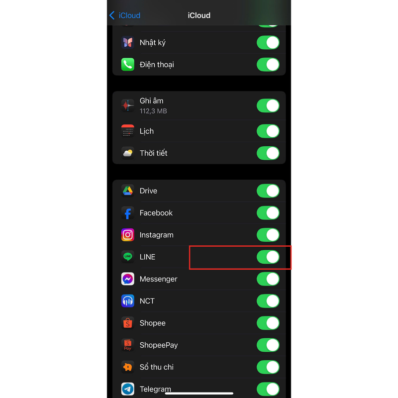 Cách khôi phục tin nhắn LINE hình 3